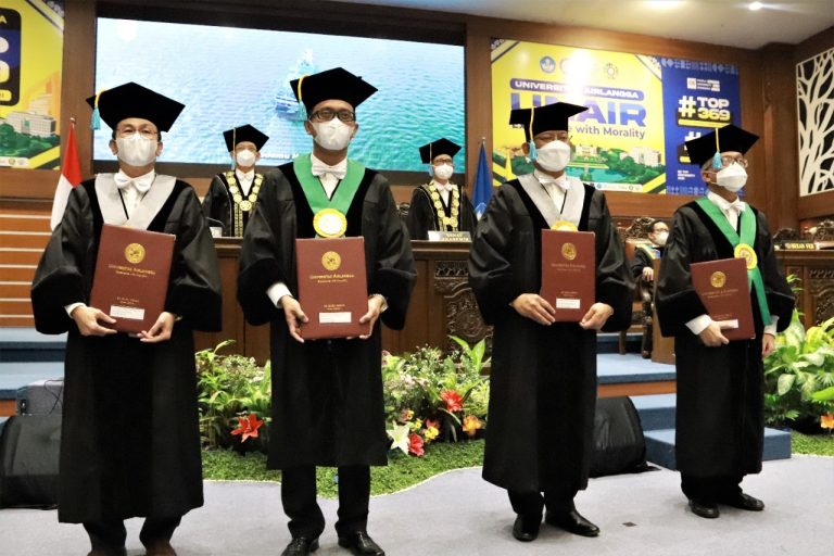 Hari Ini, Unair Kukuhkan 4 Guru Besar Baru