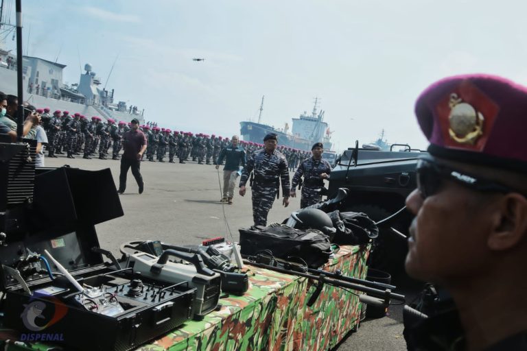 Siap Tempur, Satgasla TNI AL Apel Gelar Pasukan PAM VVIP Presidensi G20