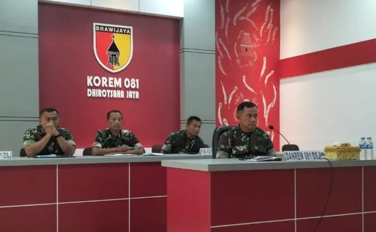 Pahami Maksud Pangdam V/Brawijaya, Danrem 081 Instruksikan Para Dandim Gerak Cepat Tangani Konflik