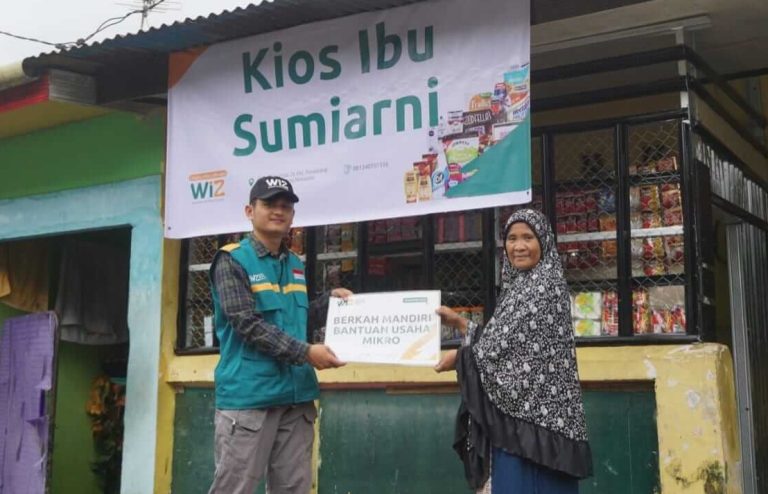 Bangkitkan Ekonomi Umat, WIZ Beri Bantuan Modal Usaha Pelaku UMKM