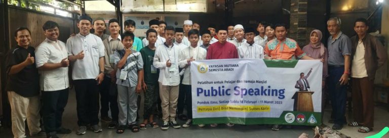 Sinergis, LAZISKU-Yayasan Mutiara Semesta Abadi Berikan Training Public Speaking Remaja Masjid