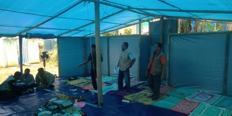 KBPII Bangun Masjid Permanen di Lokasi Bencana Desa Mangunkerta Cianjur