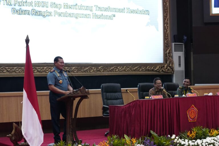 Panglima TNI: Kesehatan TNI Dukung Pelaksanaan Enam Pilar Transformasi Kesehatan!