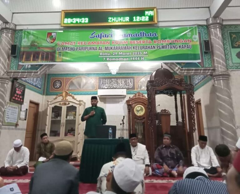 Safari Ramadhan Perdana, Camat Kulim Raja Faisal Imbau Masyarakat Perangi LGBT