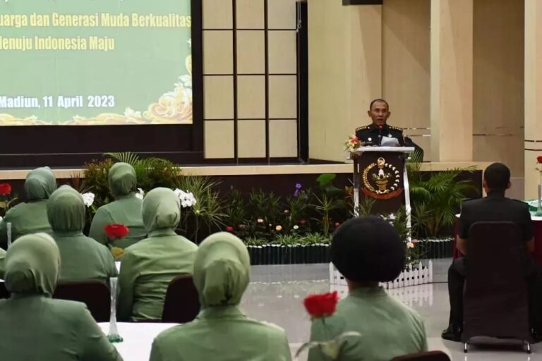 HUT ke-77 Persit, Danrem 081/DSJ Singgung Peran Persit Terhadap Peningkatan Kualitas Keluarga