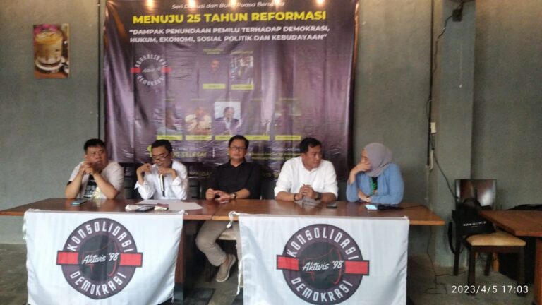 Jika Pemilu Ditunda, Aktivis 98 Siapkan Pemerintahan Transisi