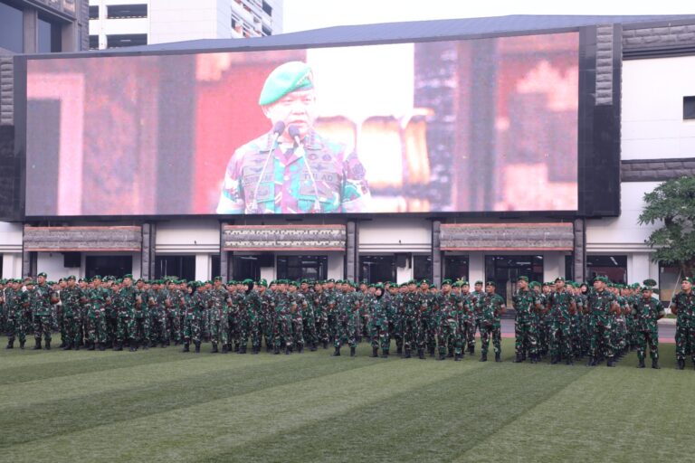 Pesan Jenderal Dudung Pada Anggotanya Dalam Halal Bihalal di Mabesad