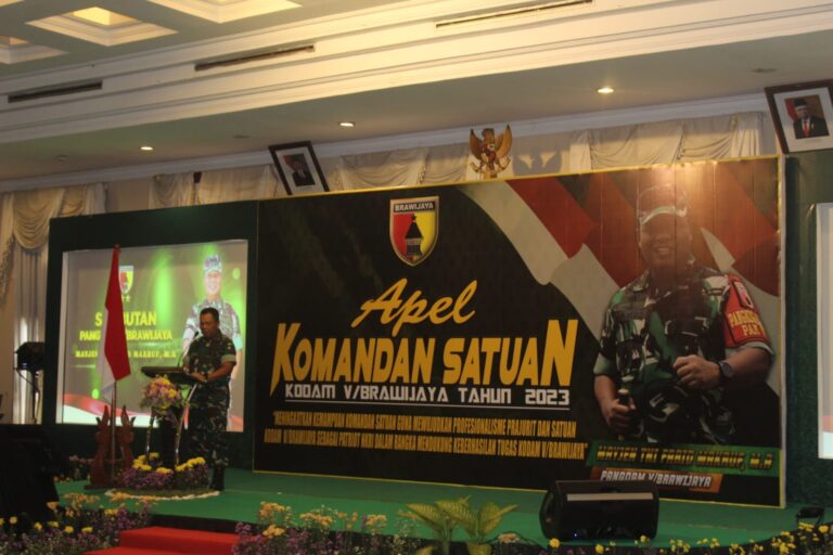 Buka Apel Dansat, Pangdam V/Brawijaya: Momentum Samakan Visi dan Persepsi Guna Temukan Solusi!