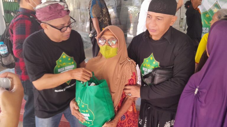 Baksos Perdana Filantropi NBI, Dhuafa Penerima Doakan Kader NU Asli Jadi Presiden