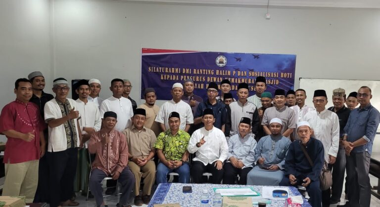 DMI Ranting Halim Perdanakusuma Selenggarakan Silaturahmi dan Sosialisasi Dana BOTI