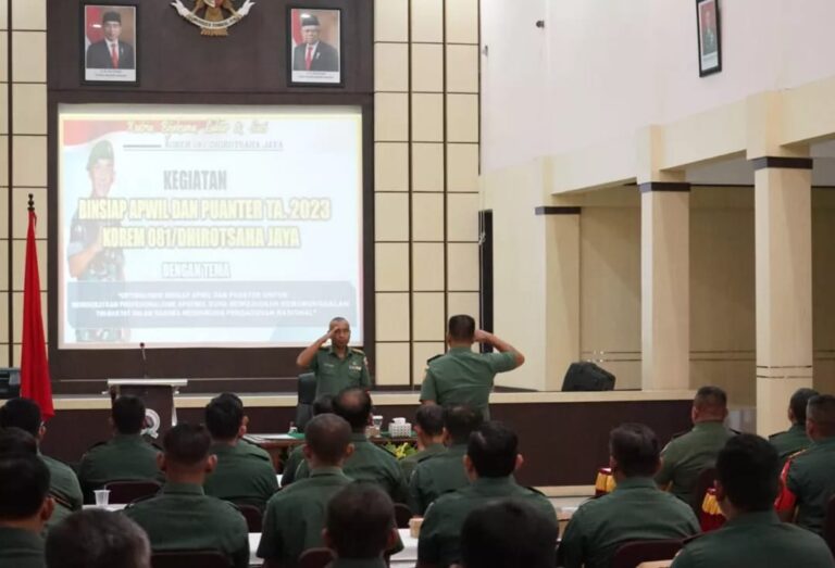 Korem 081/DSJ Tingkatkan Kemampuan Apkowil Guna Hadapi Globalisasi