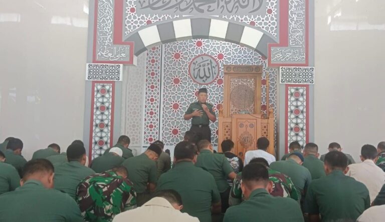 Beri Kultum, Kabintal KOREM 081/DSJ: Jadilah Manusia Yang Selalu Bersyukur!