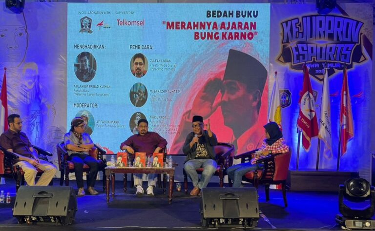 Kejurprov ESI Jatim Gelar Bedah Buku “Merahnya Ajaran Bung Karno”