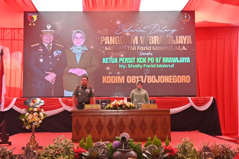 Kunker Ke Kodim Bojonegoro, Pangdam Brawijaya Minta Babinsa Aktif di Sekolah