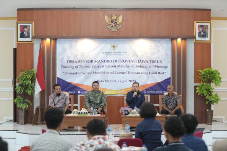 Tindak Lanjut Desa Sensor Mandiri, LSF Gelar ToT Sahabat Sensor di Winongo Madiun