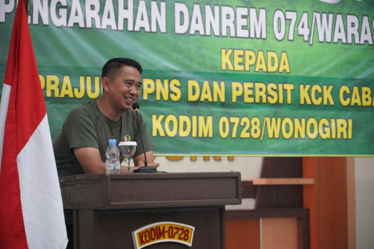 Kunjungi Kodim Wonogiri, Danrem Warastratama Tekankan Soal Netralitas TNI