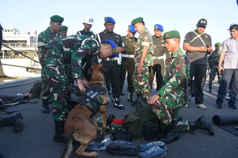 Tiba Di Surabaya Satgas Pamtas Yonif 511/DY Diperiksa, Ada Apa?