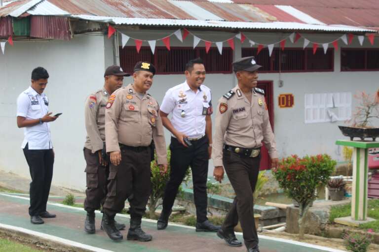 Perkuat Sinergitas, Rutan Rengat Sambut Kunjungan Tim Polsek Rengat Barat