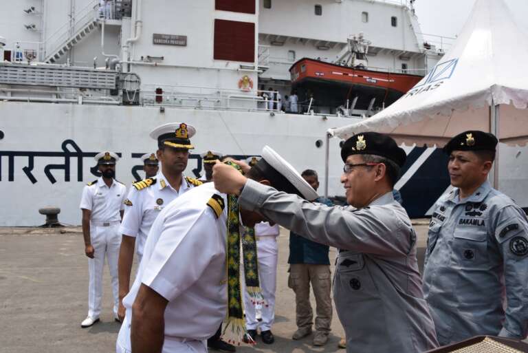 Sambut Kedatangan Kapal ICG Samudra Prahari, Bakamla RI: Momentum Pererat Kerjasama!