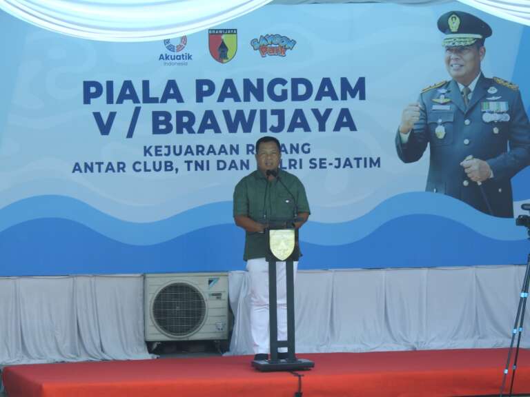 Jaring Atlet Renang Berprestasi, Pangdam V/Brawijaya Gelar Kejuaraan Renang