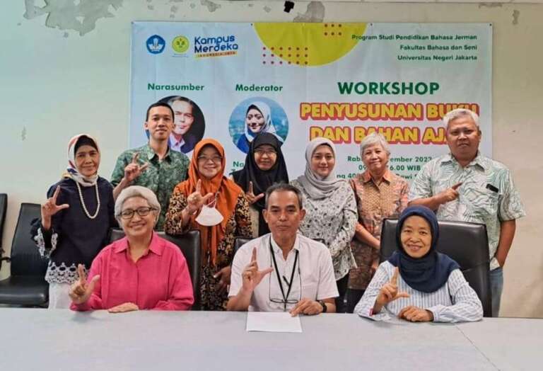 Tingkatkan Kualitas Bahan Ajar, Prodi Bahasa Jerman UNJ Gelar Workshop Penulisan Buku