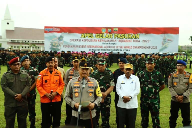 Sambut Aquabike Jetski World Championship 2023, Kapolda Sumut: 2.761 Personel TNI-Polri Siap Amankan!