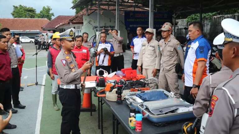 Satlantas Polres Purbalingga Gelar Apel Satgas Quick Response Jelang Operasi Lilin