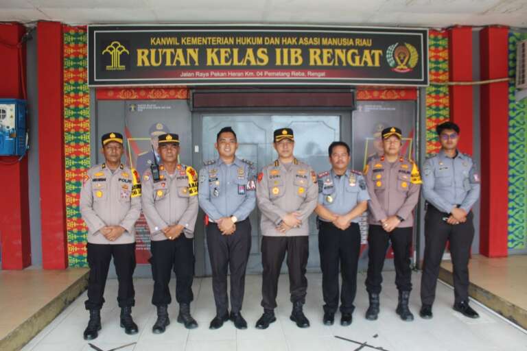 Sinergis Jelang Pemilu 2024, Polda Riau Kunjungi Rutan Rengat