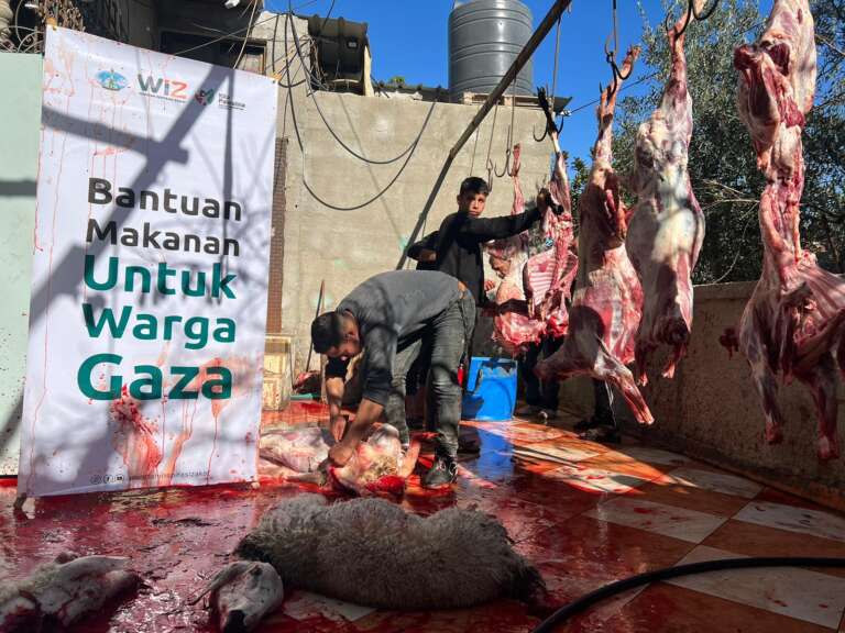 Awali 2024, KITA Palestina dan WIZ Distribusikan Makanan ke Perbatasan Palestina