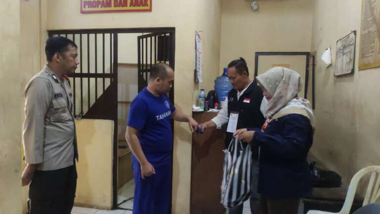 Polres Purbalingga Fasilitasi Tahanan Salurkan Hak Pilih Pemilu 2024