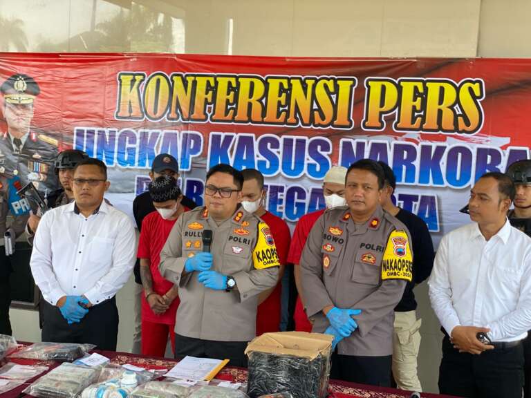 Luar Biasa, Polres Tegal Kota Berhasil Ungkap 8 Kasus Narkoba Dalam Sebulan