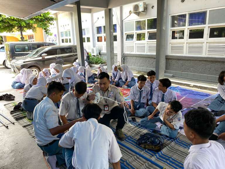 Ancaman Bencana Mengintai, SMAN 1 Ngawi Belajar SPAB