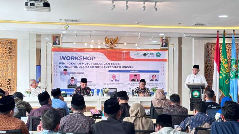 Peringati Hardiknas, ISNU Jatim Undang Perguruan Tinggi NU Selenggarakan Workshop
