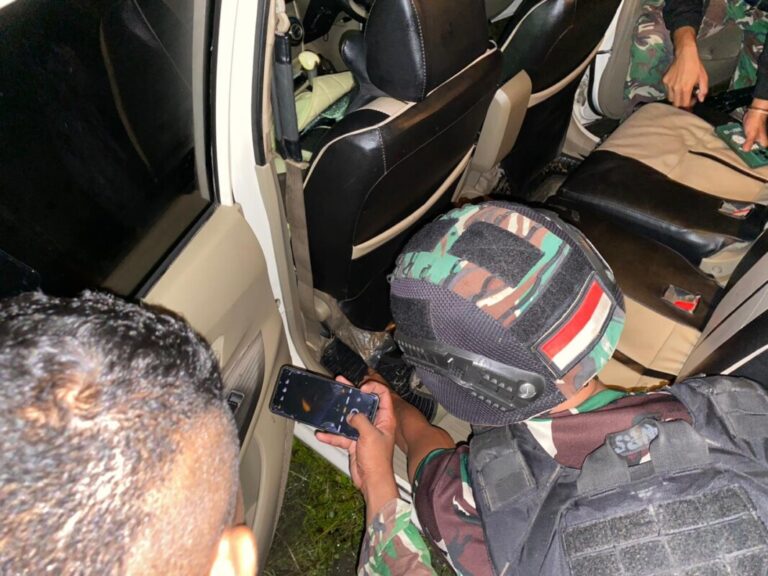 Luar Biasa, Satgas Yonif 122/TS Gagalkan Upaya Penyelundupan 1,5 Kg Ganja di Perbatasan RI-PNG