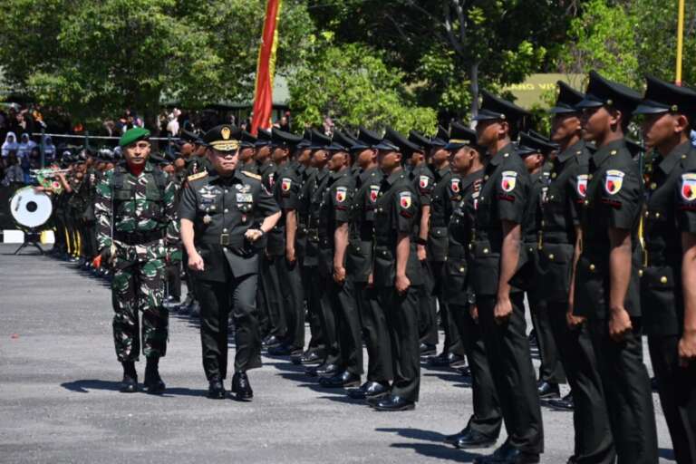 126 Prajurit TNI AD Lahir dan Siap Bela Negara, Pangdam V/Brawijaya: Teruslah Belajar!