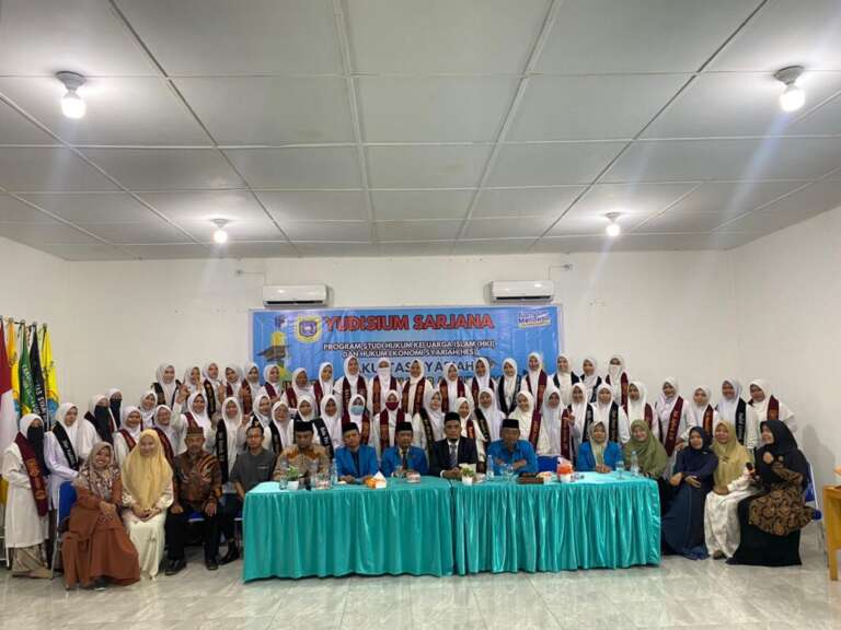 Fakultas Syariah IAIDU Asahan Gelar Yudisium, 79 Mahasiswa Hukum Resmi Dinyatakan Lulus