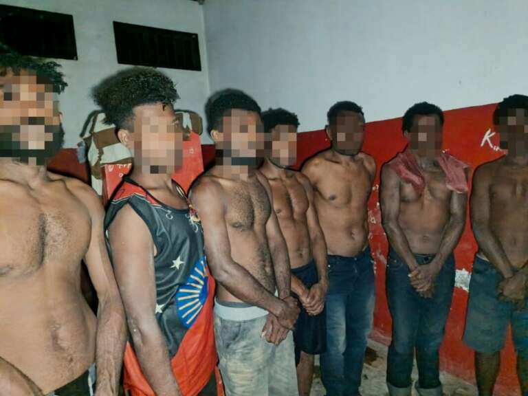 7 Pengedar Ganja Berhasil Diamankan Satgas Yonif 122/TS di Perbatasan Indonesia-Papua Nugini 