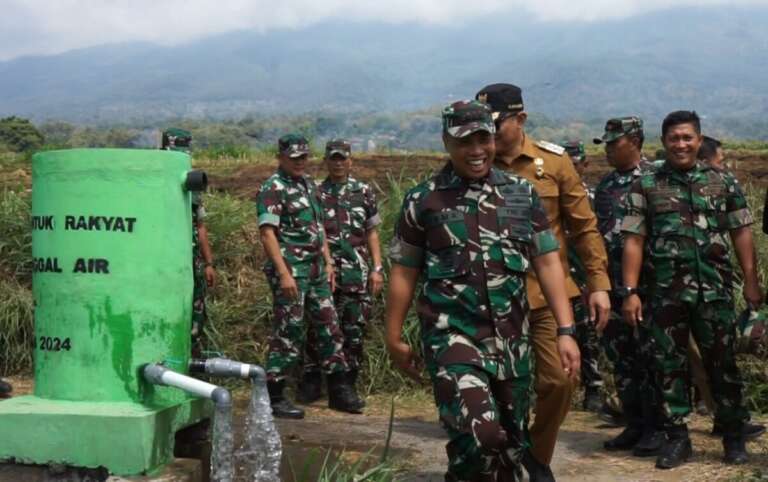 Pipanisasi Sumberdodol Selesai, Kolonel Inf Rama Pratama: Target 80 Hektare Lahan Terairi!
