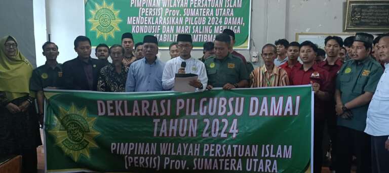 Jelang Pilkada Serentak 2024, Persis Sumut Ajak Tidak Manfaatkan Isu SARA