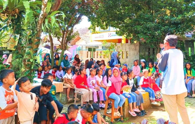 Sambut Banpem Komunitas Literasi 2024, TBM Lentera Pustaka Optimalkan Minat Baca Anak Dengan Cara Ini