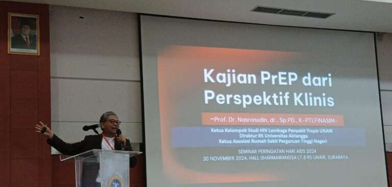Sambut Hari AIDS se-Dunia, LPT Unair Gandeng Sejumlah Lembaga Gelar Seminar Tentang PrEP