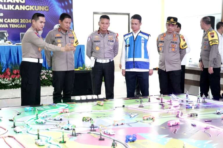 Cek Gerbang Kalikangkung, Kapolda Jateng: Pastikan Pengguna Jalan Aman!