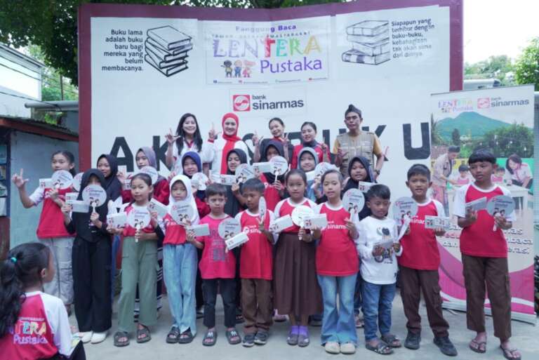 Bank Sinarmas Salurkan CSR Pendidikan dan Gerakan Literasi ke TBM Lentera Pustaka
