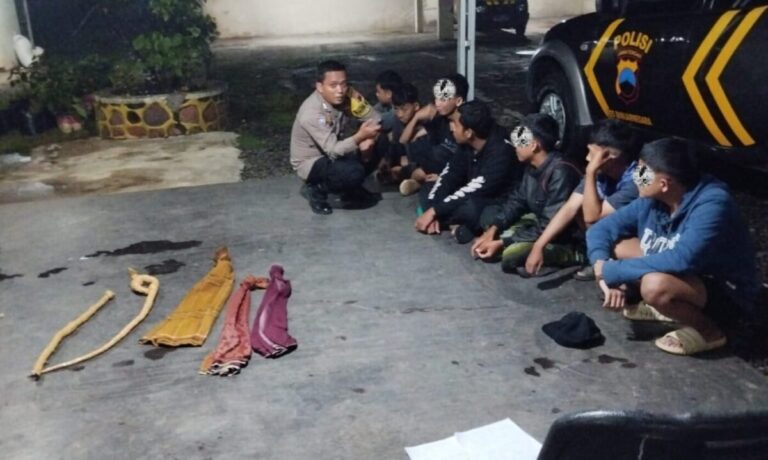 Hendak Perang Sarung, 7 Remaja Ditangkap Polisi di Banjarnegara