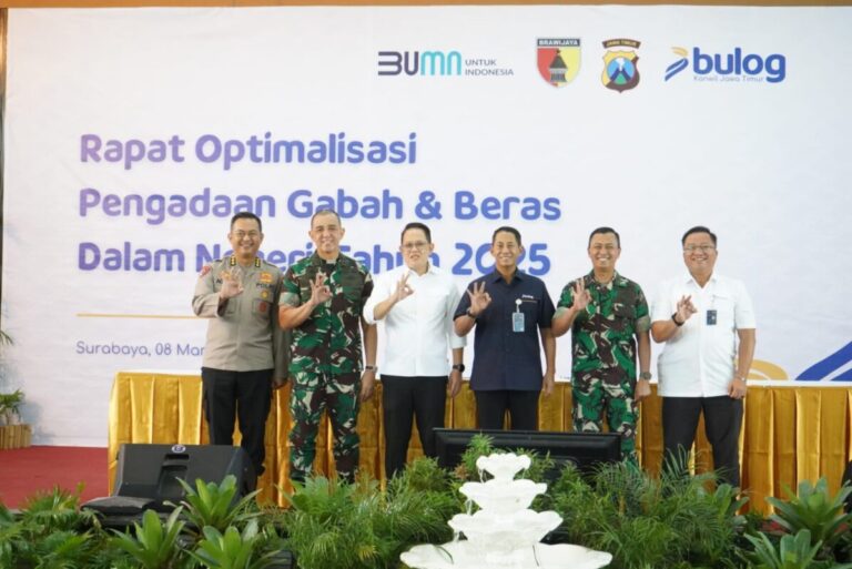 Optimalisasi Serapan Gabah di Jatim, Kodam V/Brawijaya Bersinergi Dengan Bulog