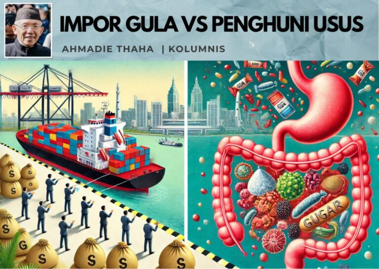 Impor Gula vs Penghuni Usus