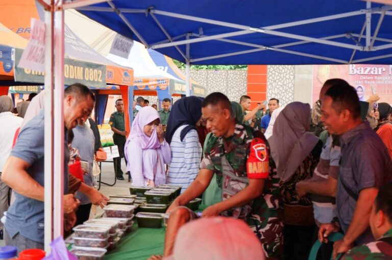 Bazar Murah TNI Jadi Berkah Bagi Sektor UMKM