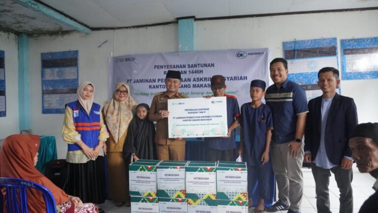 Jelang Idul Fitri, Askrindo Syariah Berbagi Kebahagiaan dengan Masyarakat Mandala