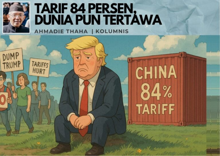 Tarif 84 Persen, Dunia pun Tertawa