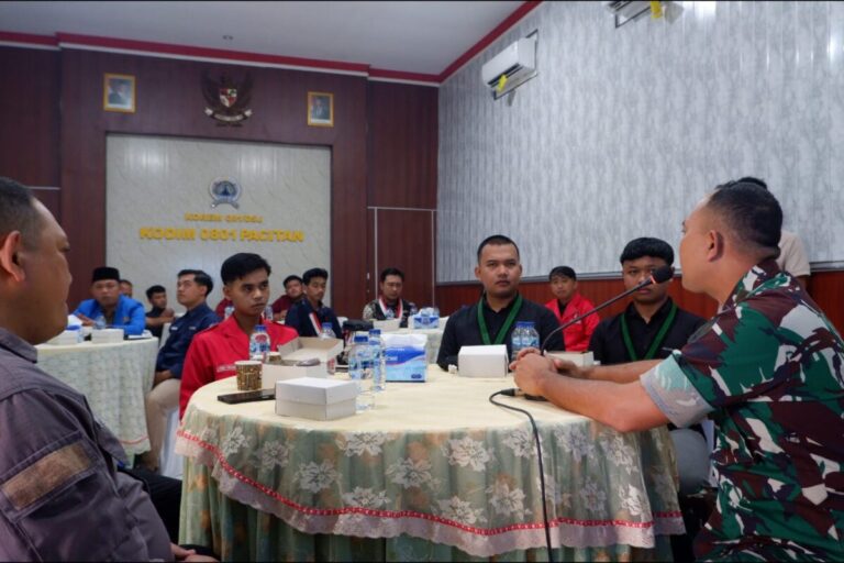 Di Hadapan Mahasiswa, Dandim: Kodim 0801/Pacitan Tidak Anti Kritik!